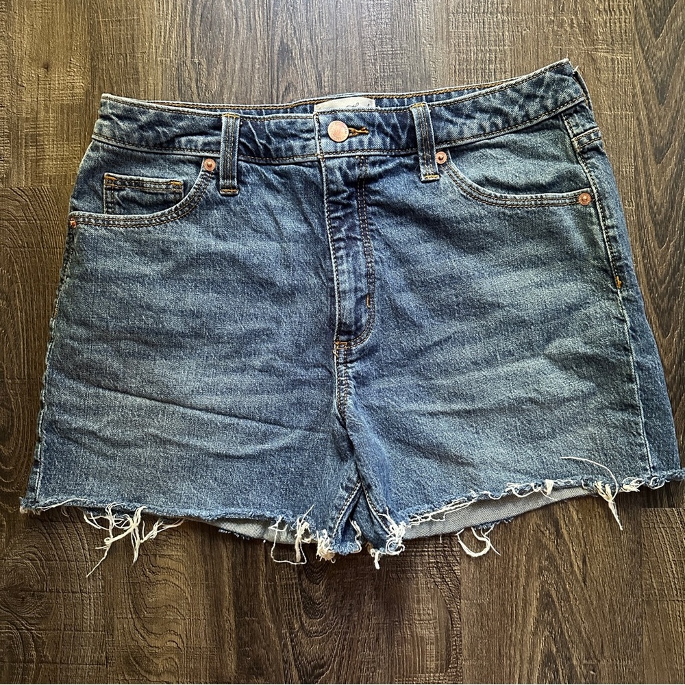 Denim Cutoff Women Shorts, Size 10